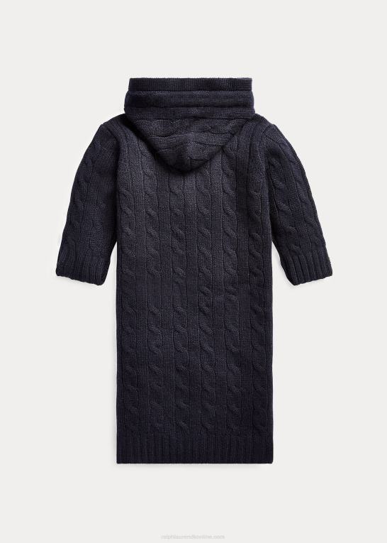 college flåde baby Ralph Lauren kabelstrikket kashmirspurv Z426B7756