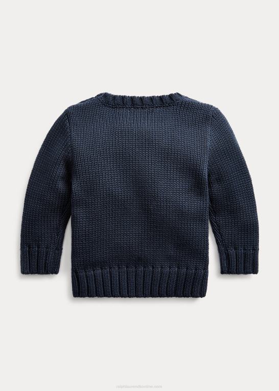 jægerflåde baby Ralph Lauren den ikoniske flagsweater Z426B7984