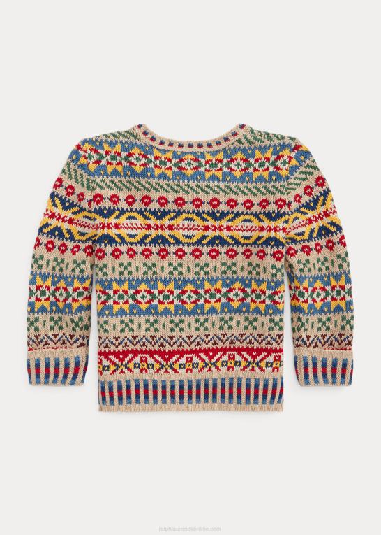 multi fairisle baby Ralph Lauren fair isle sweater i bomuldsblanding Z426B8321