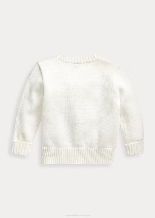 nevis baby Ralph Lauren siddende bjørn bomuldstrøje Z426B7987