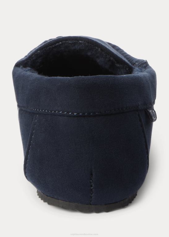 børn Ralph Lauren dezi iv polobjørn hjemmesko i imiteret ruskind Z426B6702