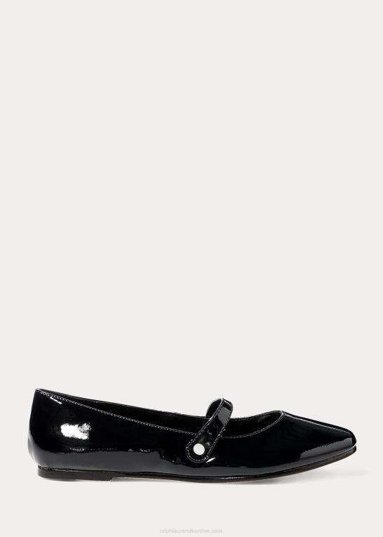 marineblå laklæder børn Ralph Lauren alyssa læder mary jane Z426B7302