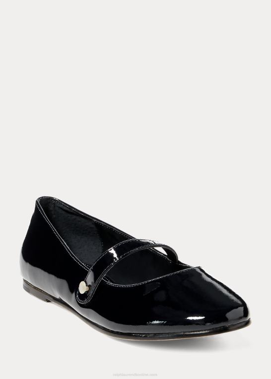 marineblå laklæder børn Ralph Lauren alyssa læder mary jane Z426B7302