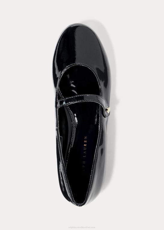marineblå laklæder børn Ralph Lauren alyssa læder mary jane Z426B7302