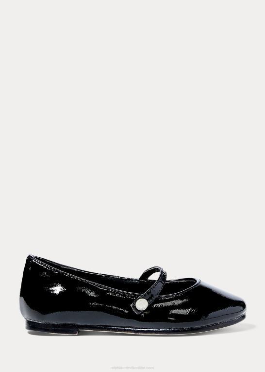 sort børn Ralph Lauren alyssa læder mary jane Z426B7270