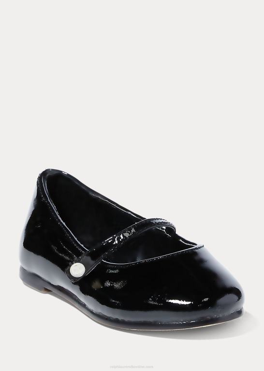 sort børn Ralph Lauren alyssa læder mary jane Z426B7270
