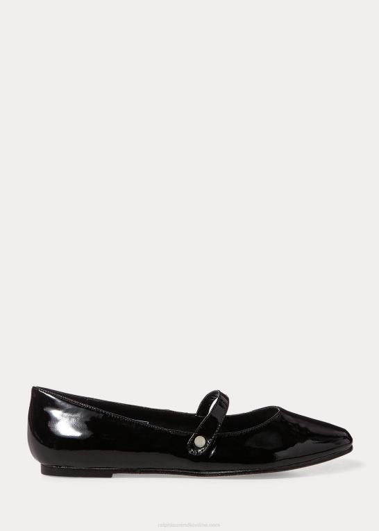 sort børn Ralph Lauren alyssa læder mary jane Z426B7289