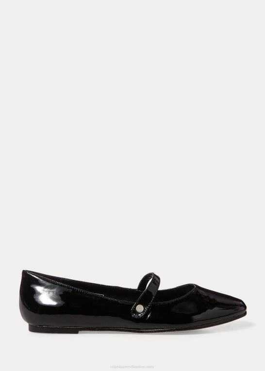 sort lak læder børn Ralph Lauren alyssa læder mary jane Z426B7303