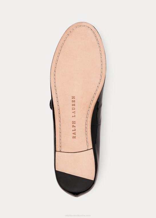 sort lak læder børn Ralph Lauren alyssa læder mary jane Z426B7303