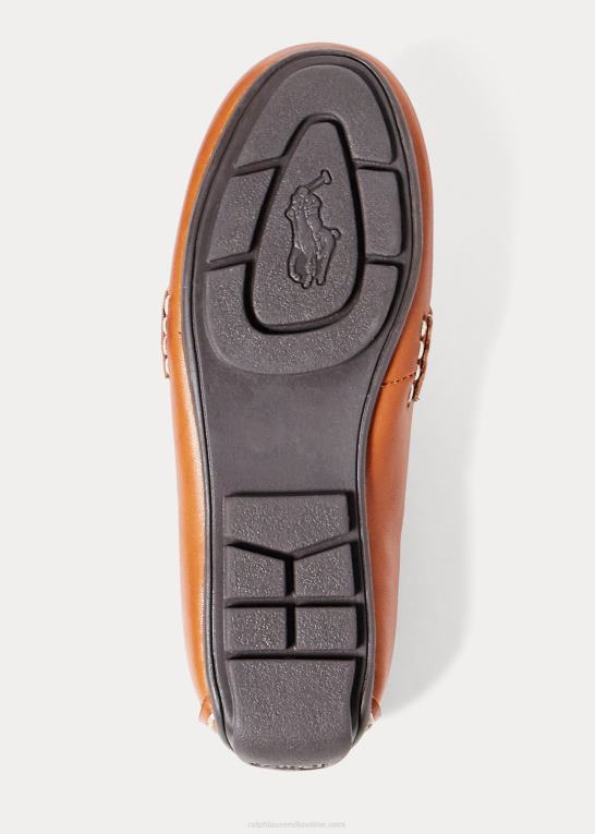 tan børn Ralph Lauren telly læder penny loafer Z426B6363