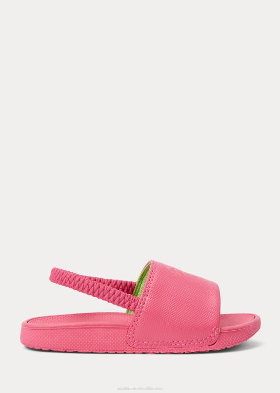 baja pink/citron børn Ralph Lauren cayson polo ponyrutsjebane Z426B7261