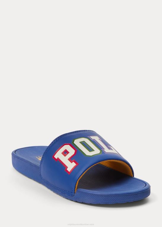 kongeblå børn Ralph Lauren soren logo slide Z426B6371