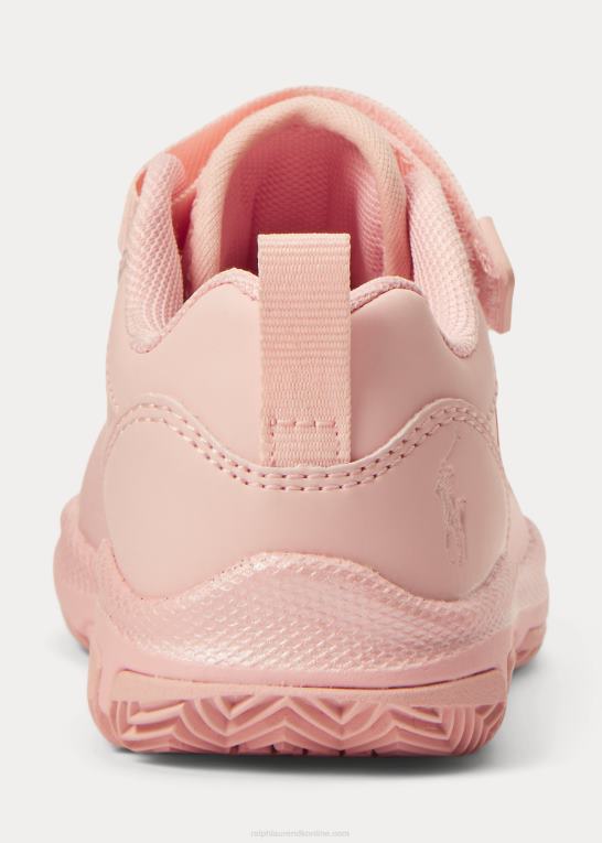 ballet pink børn Ralph Lauren tech racer ps sneaker i imiteret læder Z426B7263