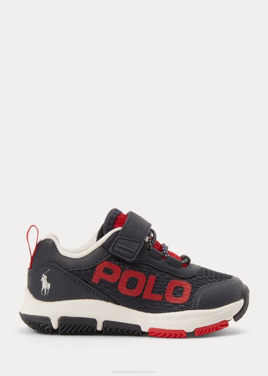 flåde børn Ralph Lauren tech racer mesh ps sneaker Z426B6339
