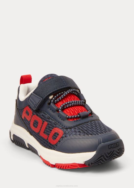 flåde børn Ralph Lauren tech racer mesh ps sneaker Z426B6339