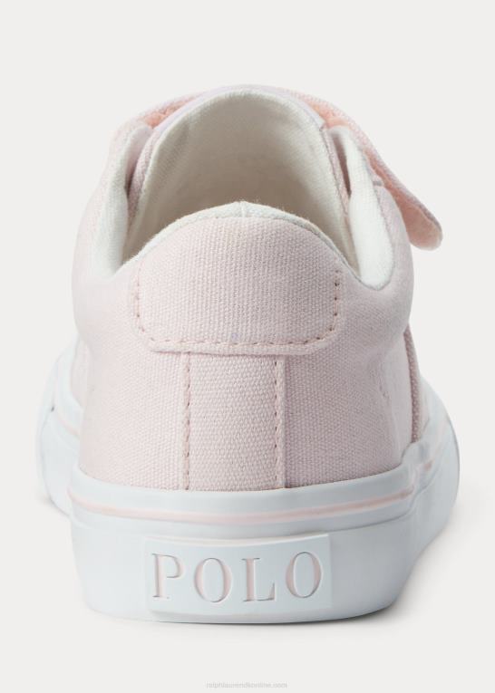 lyserød børn Ralph Lauren sayer canvas ps sneaker Z426B7280