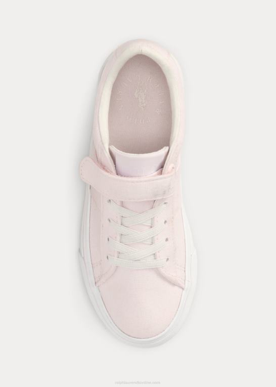 lyserød børn Ralph Lauren sayer canvas ps sneaker Z426B7280