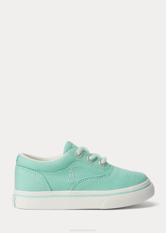 mynte børn Ralph Lauren keaton bomuld twill ps sneaker Z426B6343