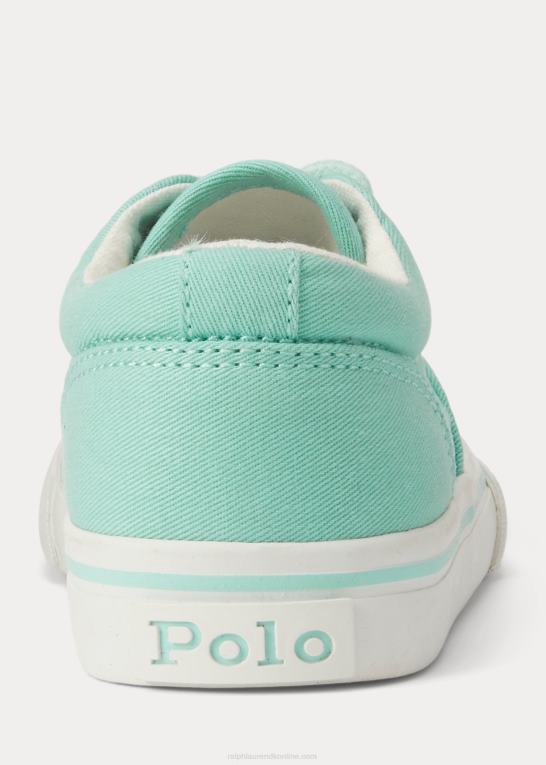 mynte børn Ralph Lauren keaton bomuld twill ps sneaker Z426B6343