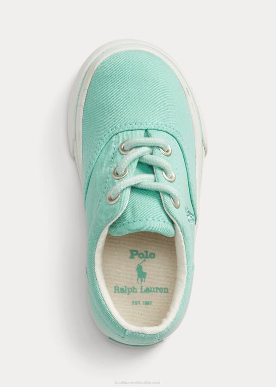 mynte børn Ralph Lauren keaton bomuld twill ps sneaker Z426B6343