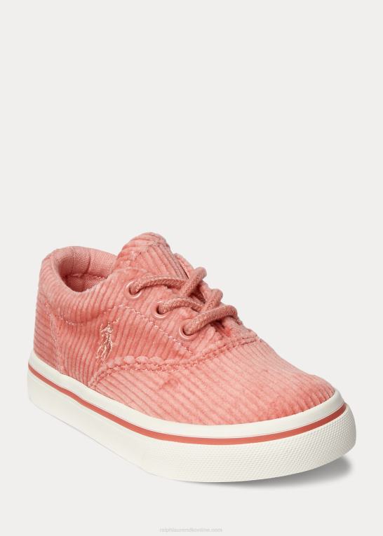 rose fløjlsbukser m/rosa børn Ralph Lauren keaton sneaker i fløjl Z426B7648