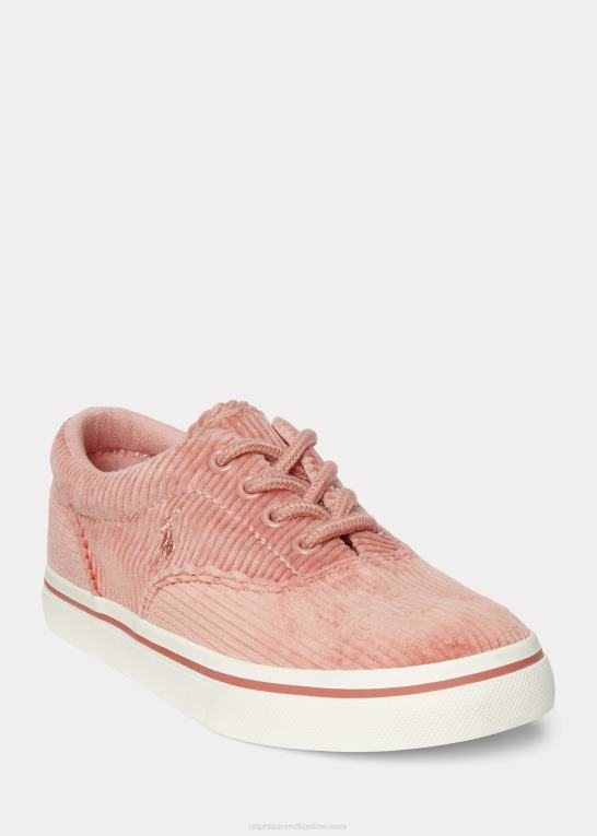 rose fløjlsbukser m/rosa børn Ralph Lauren keaton sneaker i fløjl Z426B7651