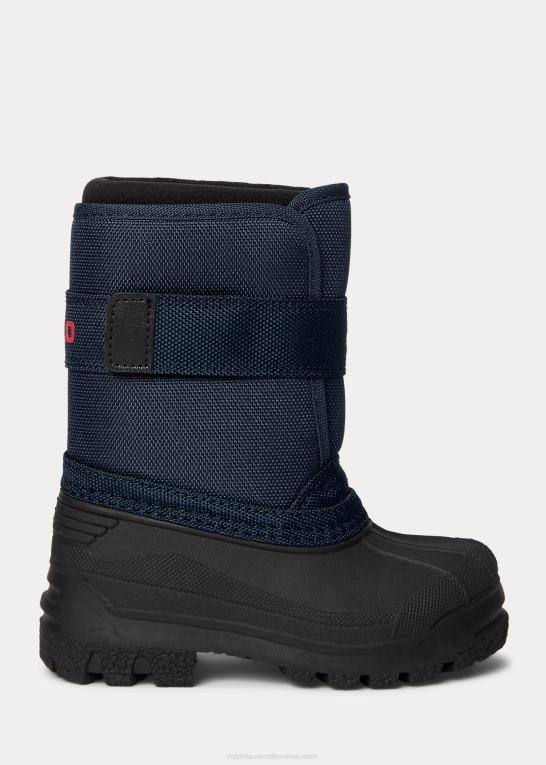 marineblå multi børn Ralph Lauren everlee fleeceforet støvle Z426B6694