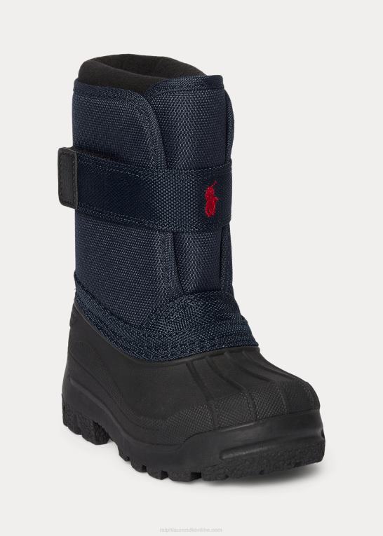 marineblå multi børn Ralph Lauren everlee fleeceforet støvle Z426B6694