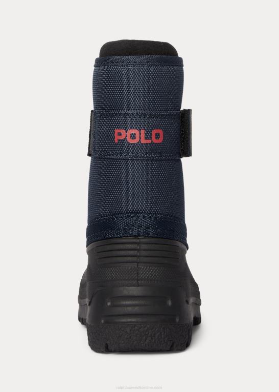 marineblå multi børn Ralph Lauren everlee fleeceforet støvle Z426B6694