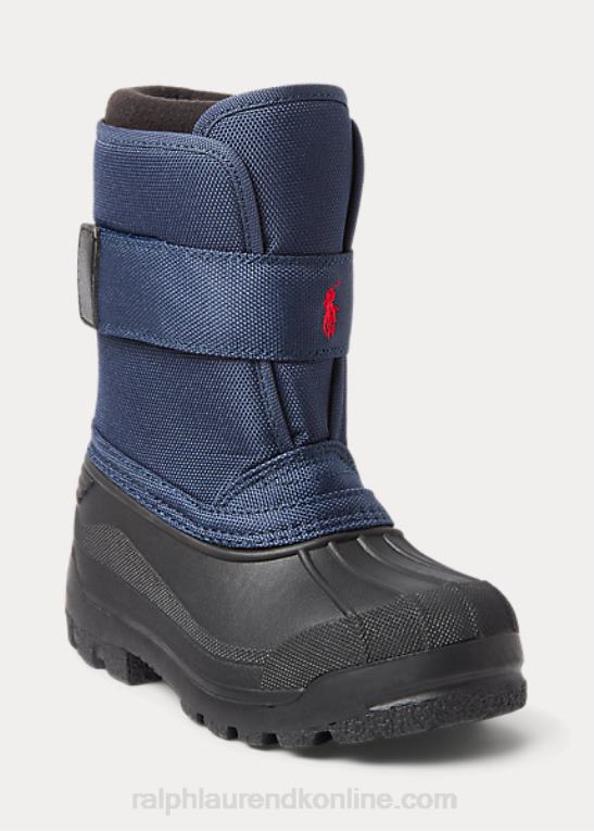 marineblå multi børn Ralph Lauren everlee fleeceforet støvle Z426B6700