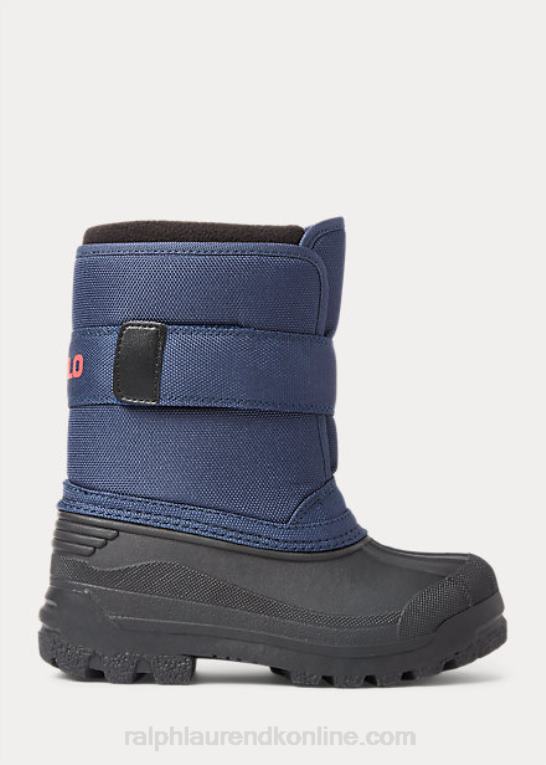 marineblå multi børn Ralph Lauren everlee fleeceforet støvle Z426B6700