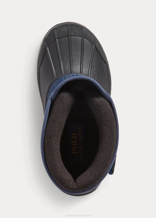 marineblå multi børn Ralph Lauren everlee fleeceforet støvle Z426B9935