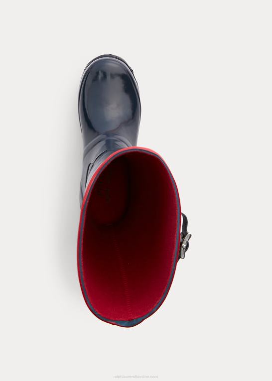 marineblå/rød børn Ralph Lauren ralph regnstøvle Z426B7292