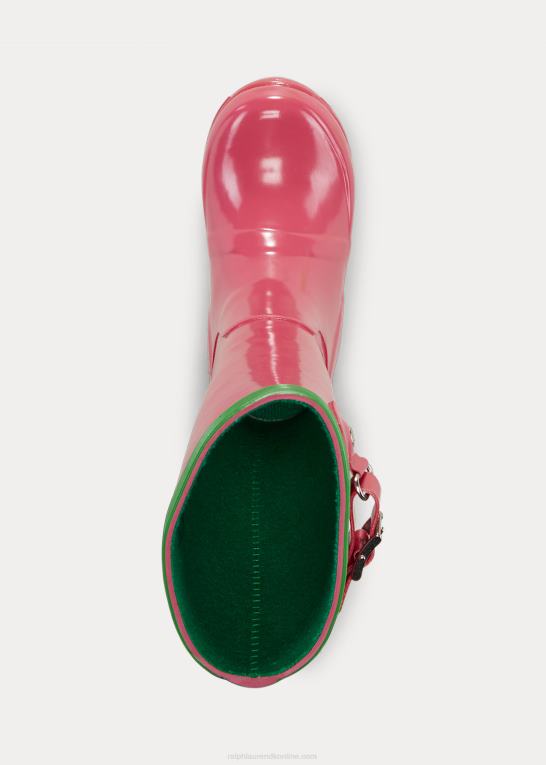 pink/grøn børn Ralph Lauren ralph regnstøvle Z426B7273