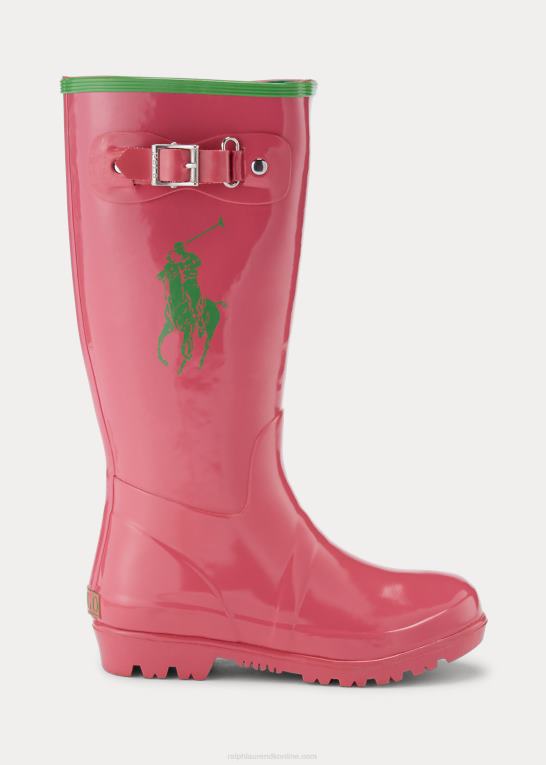 pink/grøn børn Ralph Lauren ralph regnstøvle Z426B7293