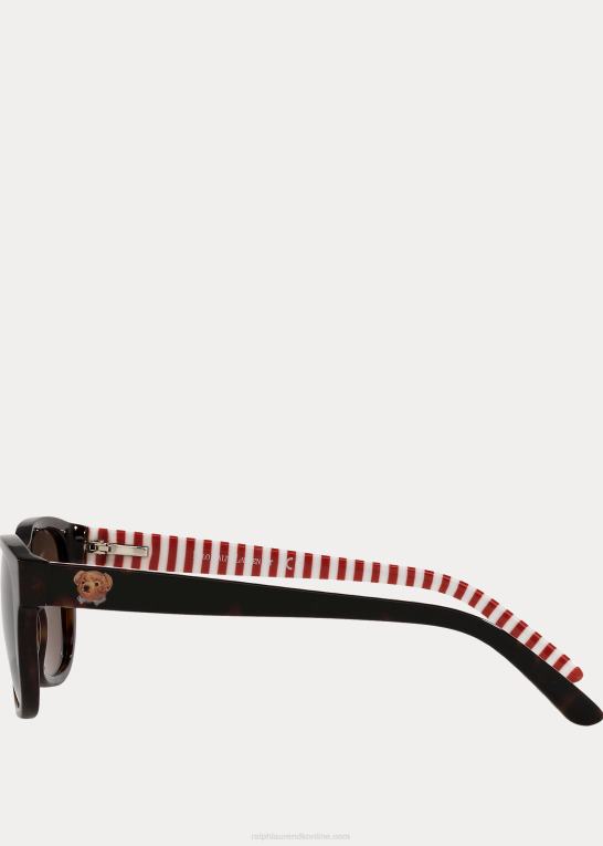mørke havana børn Ralph Lauren polobjørn solbriller Z426B6297