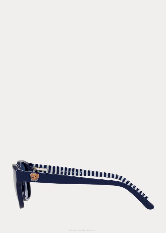 skinnende marineblå børn Ralph Lauren polobjørn solbriller Z426B6296