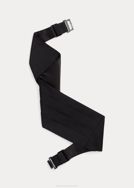 sort 1 børn Ralph Lauren silke cummerbund Z426B6258