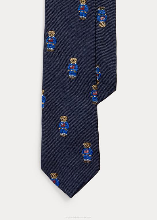 flåde børn Ralph Lauren polo bjørn silke twill slips Z426B6260