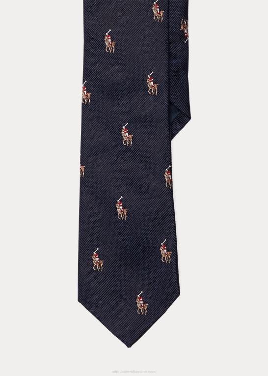flåde børn Ralph Lauren polo pony silkeslips Z426B5871