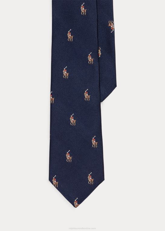 flåde børn Ralph Lauren polo pony silkeslips Z426B6256