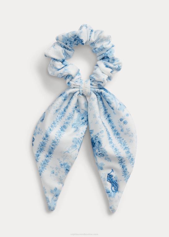 hvid børn Ralph Lauren blomstret svømmescrunchie Z426B7173