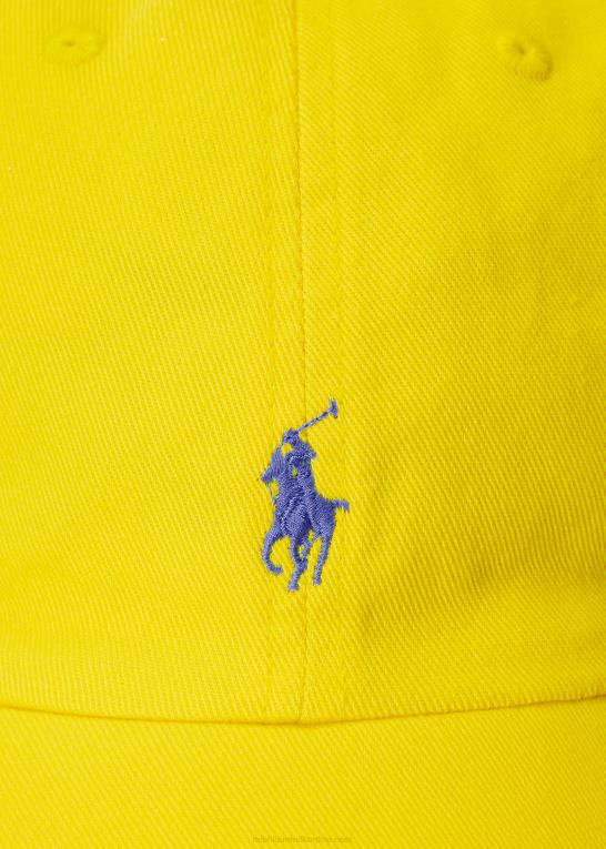 citronknus børn Ralph Lauren bomuld chino kuglehætte Z426B6632