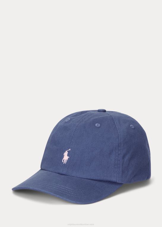 gammel kgl børn Ralph Lauren bomuld chino kuglehætte Z426B6633