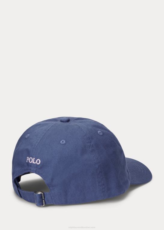 gammel kgl børn Ralph Lauren bomuld chino kuglehætte Z426B6633