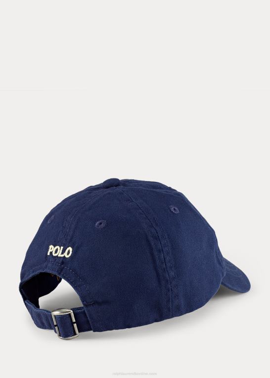 newport flåde børn Ralph Lauren bomuld chino baseball kasket Z426B5954