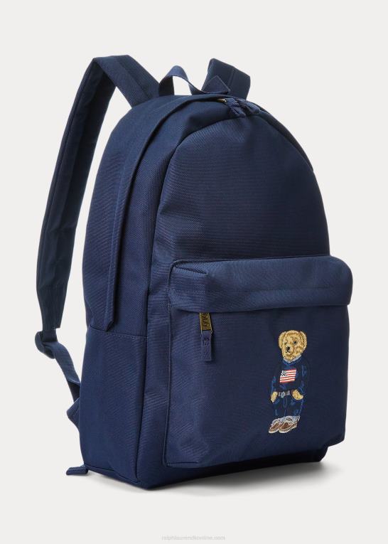 newport flåde børn Ralph Lauren polo bear canvas rygsæk Z426B9832