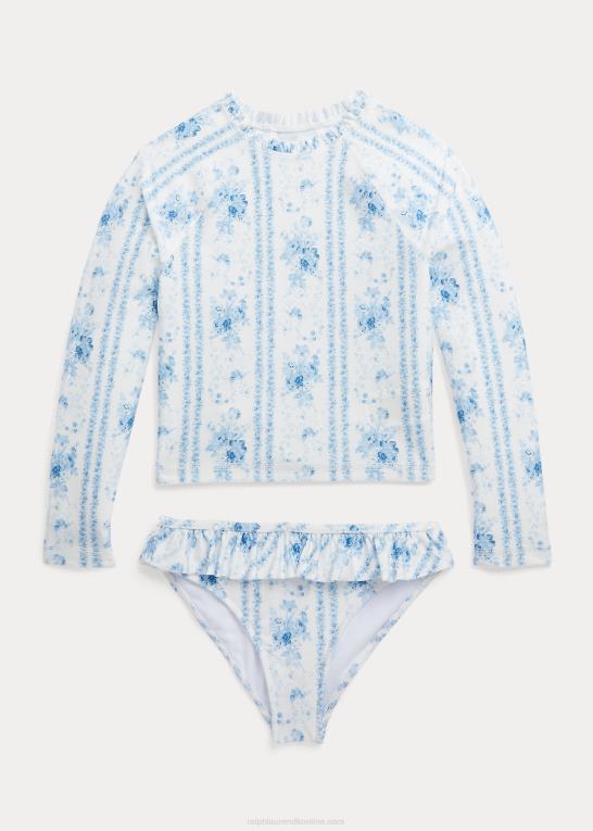 aline blomster børn Ralph Lauren floral rash guard todelt badedragt Z426B6828