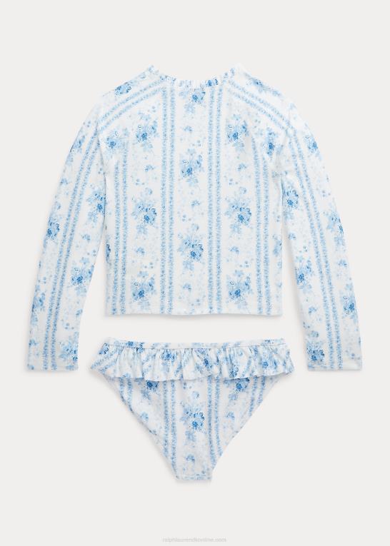 aline blomster børn Ralph Lauren floral rash guard todelt badedragt Z426B6828