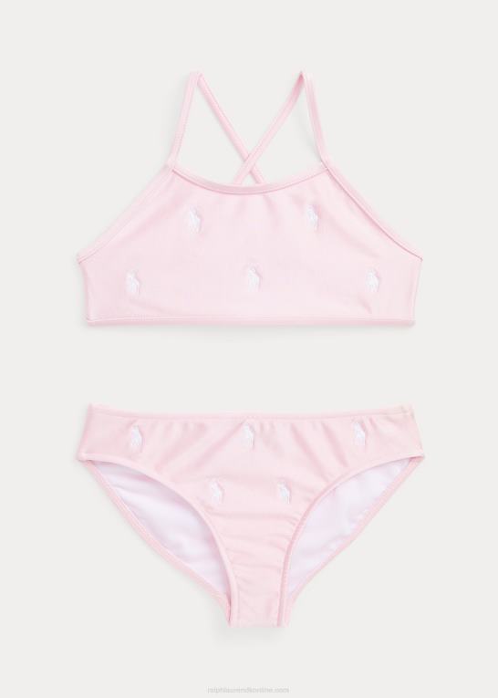 antydning af pink børn Ralph Lauren polo pony todelt badedragt Z426B6868
